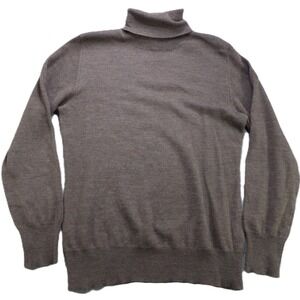Brunella Gori Turtleneck Sweater Men XL Base Layer Extrafine Merino Wool Italy